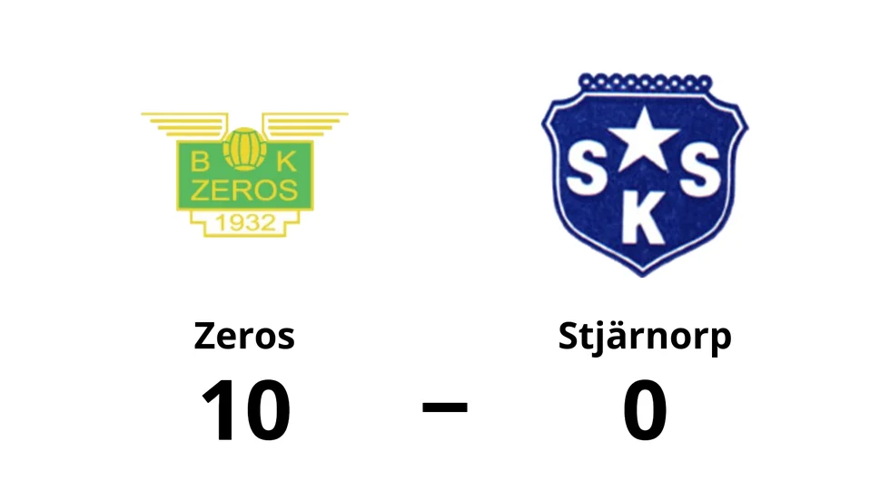 BK Zeros vann mot Stjärnorps SK