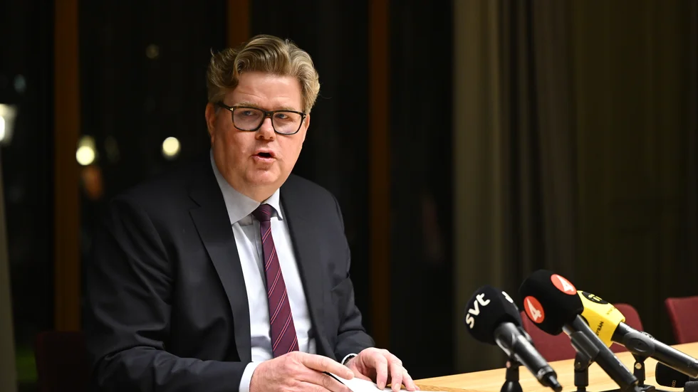 Justitieminister Gunnar Strömmer (M).