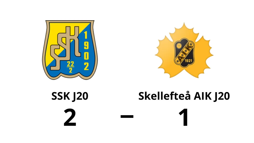 SSK J20 vann mot Skellefteå AIK J20