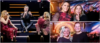 Bildextra: Konsert med både guldkant och glitter i Coop Arena