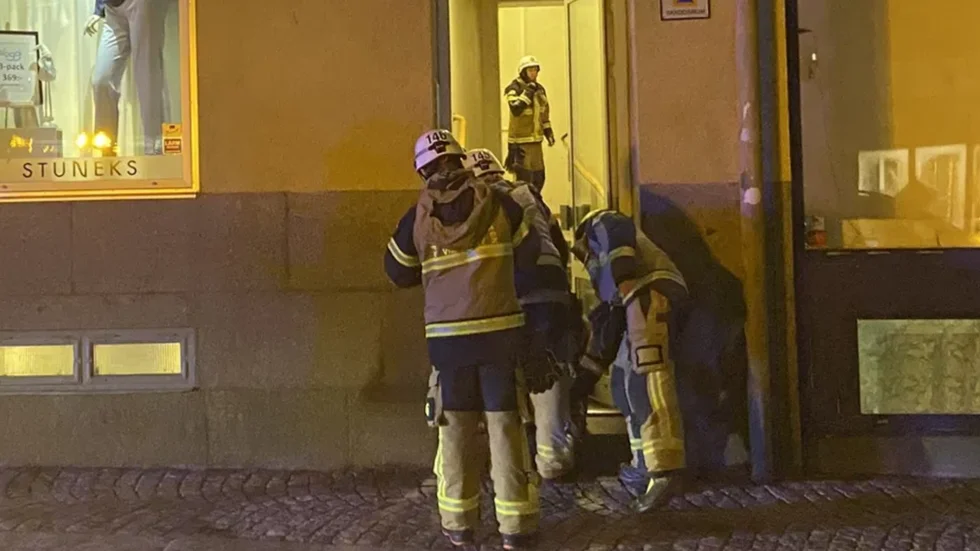Räddningstjänsten kallades till Sevedegatan under onsdagskvällen.