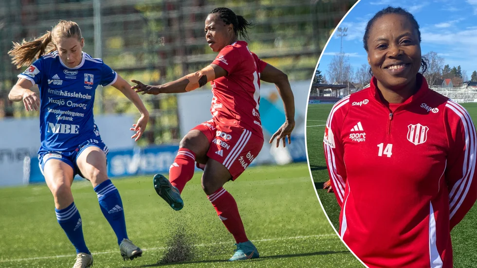 Faith Ikidi Michael med tröjnummer 14 har spelat 14 säsonger i Piteå IF och blir den 14:e spelaren att skriva kontrakt 2025.