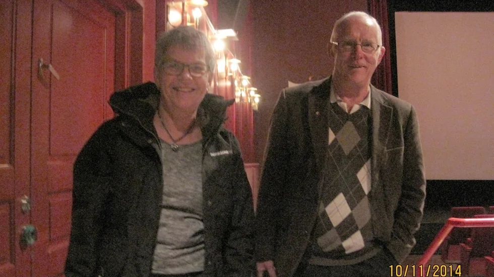 Forskningssköterskan Mona Olofsson och professor Kurt Boman föreläste.