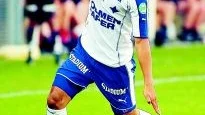 Dago i somras: Målskytt och ordinarie i IFK Norrköpings A-lag. Men i dag är fotbollslivet inte längre lika ljuvligt för den ambitiöse sörmlänningen. Foto:Robert Svensson