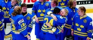 Historisk svensk VM-medalj