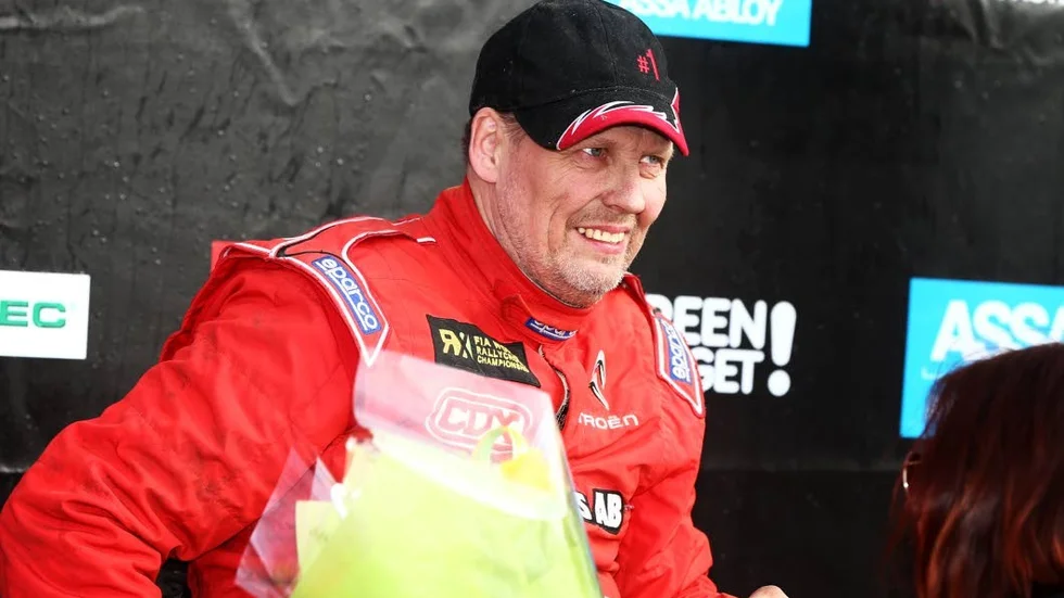 Mats Öhman kör i rallycrossklassen Supercar som har premiär i helgen. (Arkivbild).