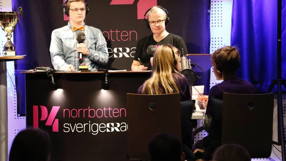 Styrde. André Pettersson var programledare och höll ordning på tävlingen tillsammans med Eva Elke domare.