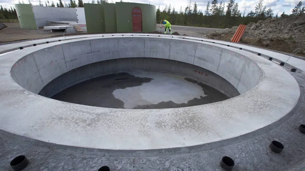 PRUTAR. Enercon drar ned tempot i Markbygden, färre fundament än tänkt byggs i år. (Arkivbild).