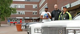 Livligt centrum under sommarens rallarhelg