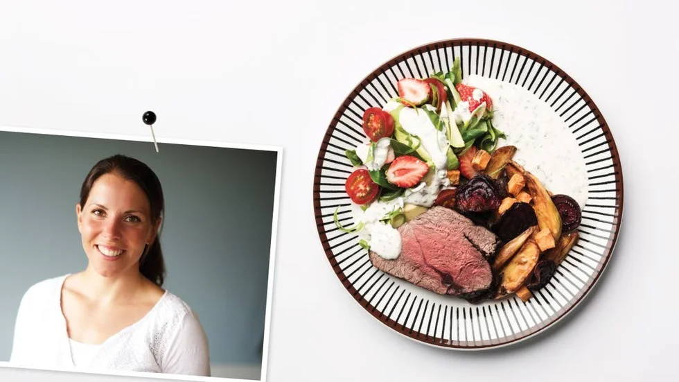 Charlotte Kallas älgfilé med magiska såser.