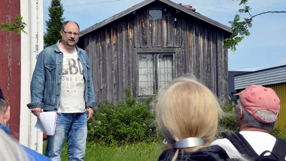 Här är äldsta huset på Kyrkholmen. Det är uppfört på platsen 1890.