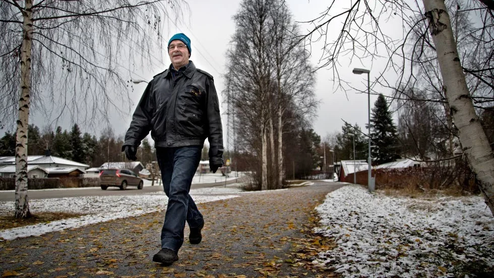 Dagligen motionerar Donald Lind. "Kost och motion är viktigt", säger han.
