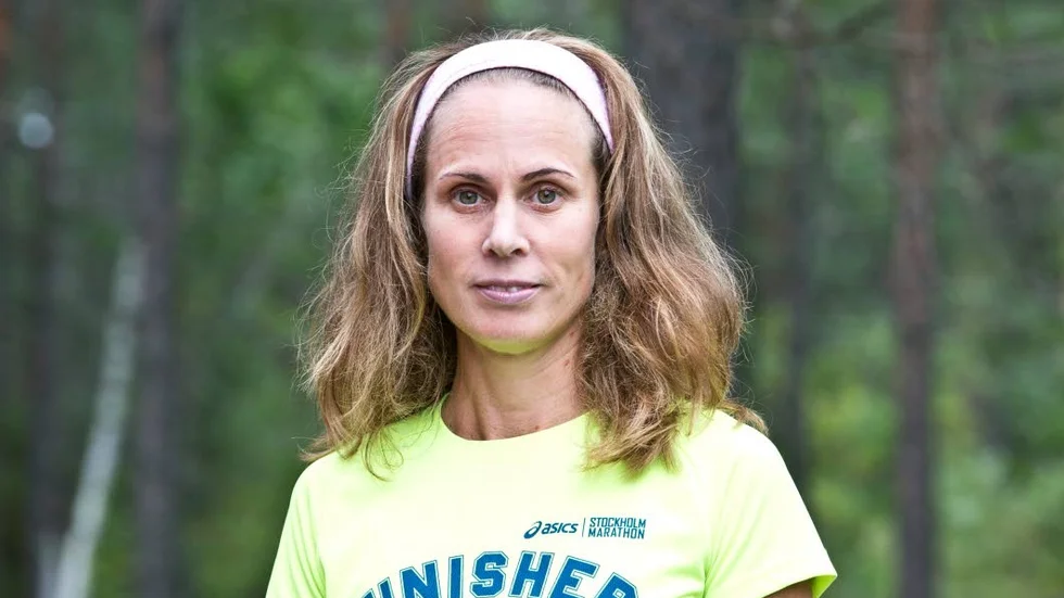 Therese Ovefalk är aktiv löpare som sprang Stockholm Maraton  i sommar. "Ingen ska behöva vara rädd under motionsrundan",säger hon.
