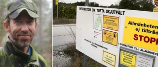 Skjutfältet stängt efter skadegörelse – Någon har satt eld på militärens skjutmål