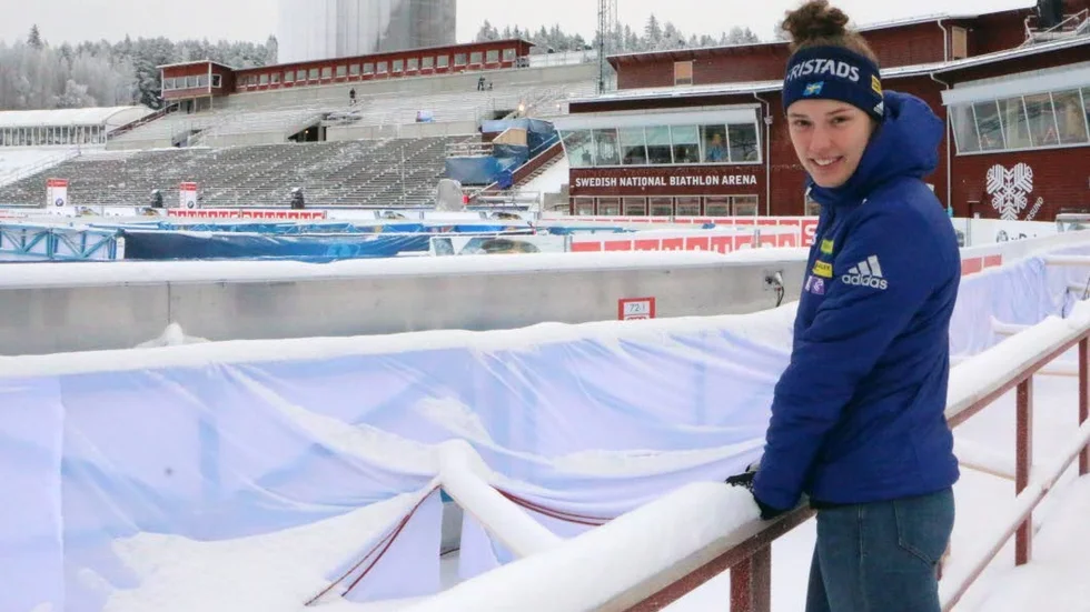 VM. Här på Östersunds skidskyttearena kommer VM 2019 att avgöras och då hoppas Hanna Öberg vara i riktigt bra form.