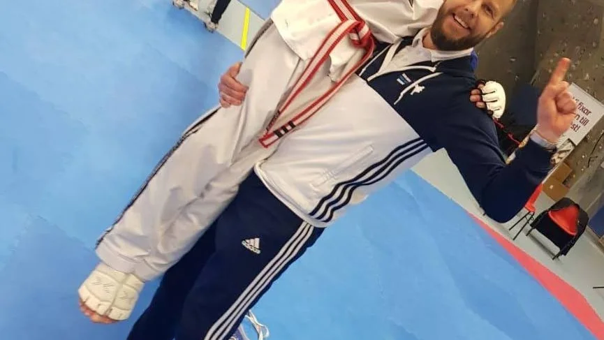 USA NÄSTA. Linus Vesterlund och tränaren Joakim Sjöberg åker till Las Vegas för att tävla i februari.