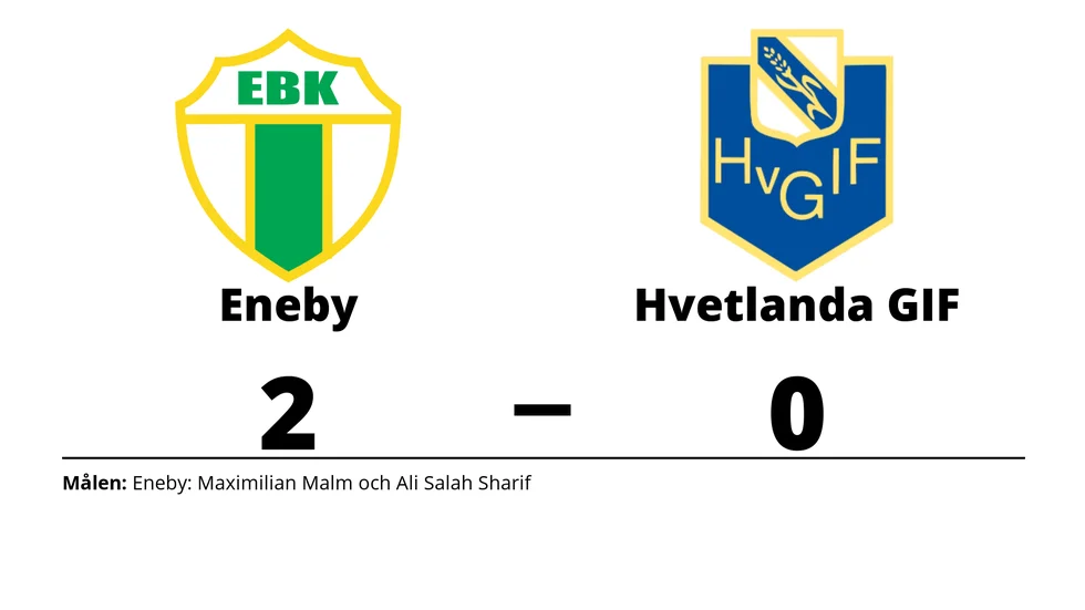 Eneby BK vann mot Hvetlanda GIF