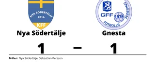 Halvtidsledning blev bara en poäng för Gnesta