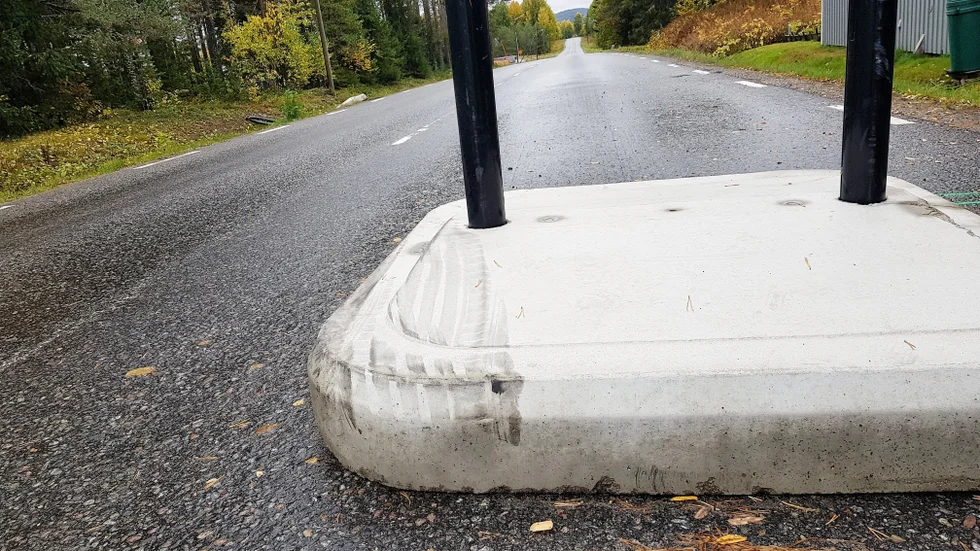 De två chikanerna har plockats bort under helgen och kommer troligen inte tillbaka förrän till våren. (Arkivbild)