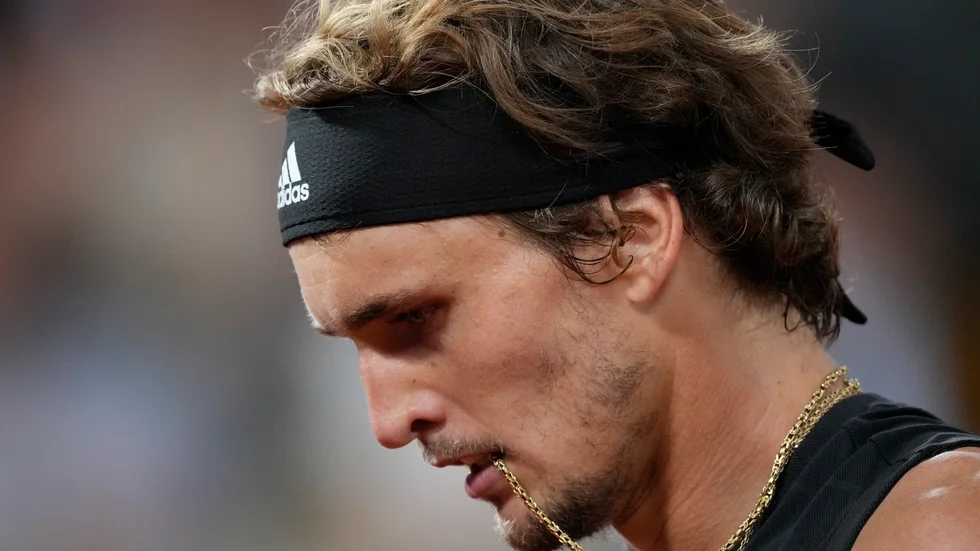En fotskada tvingar Alexander Zverev att dra sig ur Stockholm Open. Arkivbild.