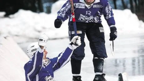 Borgia gjorde en riktigt bra match borta motserieledaren AIK. NOrrköpingskillarna vann matchen med hela 9-3. Foto: Niclas Sandberg