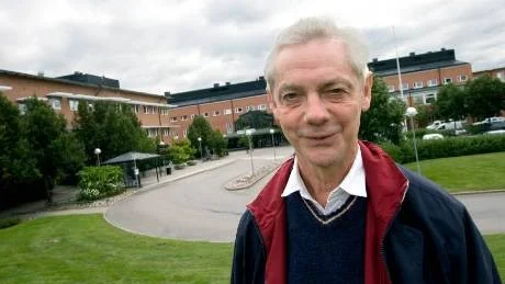 Huvudrollsinnehavare i såpan om närsjukvården i Finspång. Men nu tycker Widar Andersson att det är dags för Lasse Pettersson att strycka på stoppknappen.                                                                             Foto: Niclas Sandberg/arkiv