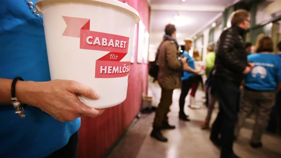 Ny insamling. Med anledning av den akuta flyktingkrisen tar Östgötateatern och Ung scen/öst  initiativ till en ny stödgala. Bilden är  från fjolårets insamling "Cabaret för hemlösa".
Foto: Magnus Andersson
