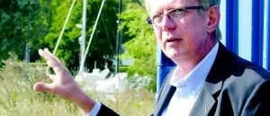 Första spadtaget på Stickan