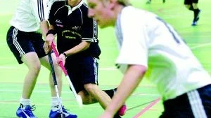 Foto: ANDERS LILJEGREN WIBK:s André Fridell hade stor del segern i hemmapremiären mot Hultsfred med sina tre mål och en assists.