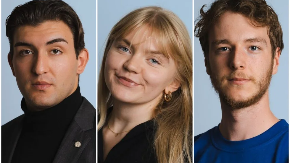 Anton Sánchez Sulejmani, Linnea Rydén, Alexander Wilson van Deurs från Uppsala studentkår efterlyser höjt studiemedel.