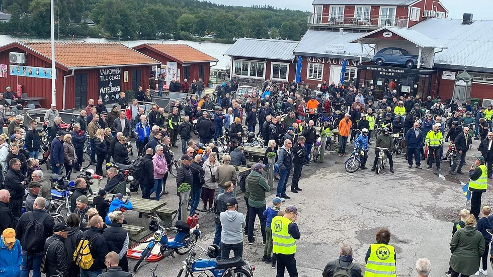 Mopedrallyt 2022 blev en folkfest. 