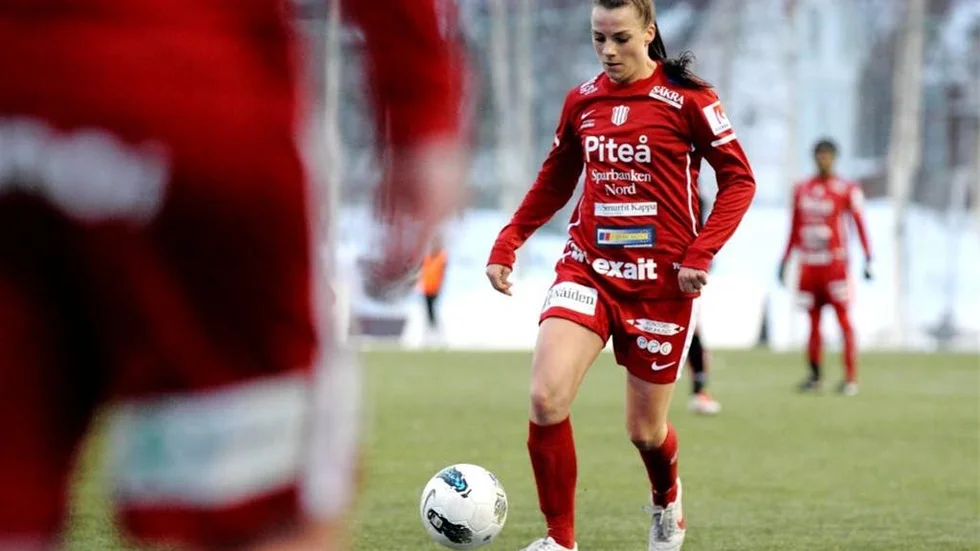 Hallbera Gisladottir, Piteå IF, ser fram emot sin EM-debut med Island. (Arkivbild)