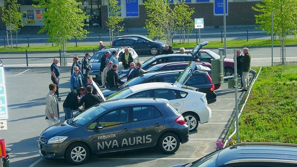 Då Företagarna i Piteå bjöd in bilhandlare för att visa upp lovande fordon inom miljödebatten i sommar var intresset stort. Men faktum är att Norrbotten som län har lägst andelar miljöbilar i hela landet. (Arkivbild)