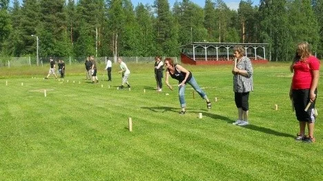 Åtta lag ställde upp i Visträskdagens kubbturnering. Bohlins lag tog hem segern efter en spännande kamp mot bland annat två lag från vardera Korsträsk och Muskus.