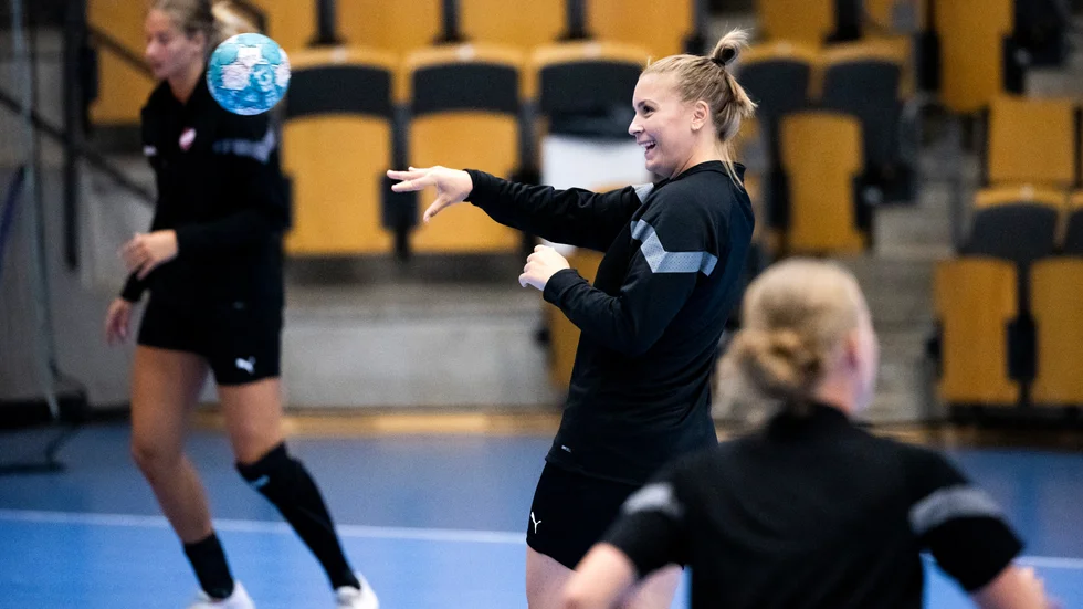 Handbollsstjärnan Isabelle Gulldén var en av Lugis stora segerarkitekter i Europamatchen mot Westfriesland. Arkivbild.