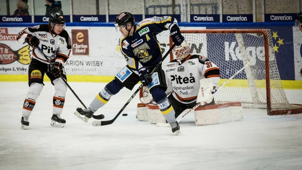 Farligt? Nej, Piteå hade full koll på defensiven i matchen mot Visby och vann med 6–0.