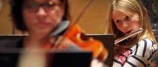 Musikglädje när barnen fick spela med symfoniorkestern