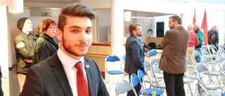 Första majmöte inne i Bildningen