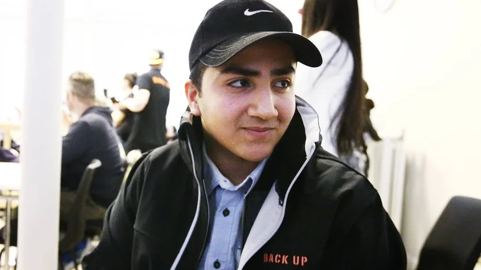 Redo att hjälpa andra unga. Abdelhadi Albomnaijl ser fram emot arbetet på stan med Back Up.