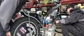 Speedwaycirkus med förhinder