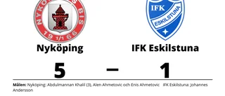 Johannes Andersson enda målskytt när IFK Eskilstuna föll