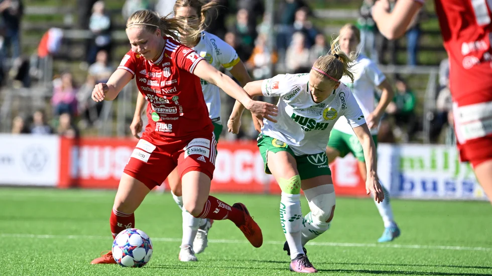 Piteå möter Hammarby i damallsvenskan. Avspark 15.00. 