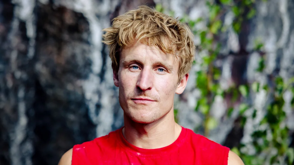 Kristoffer Lindbäck nådde sitt livs resultat i helgens nordiska mästerskap med ett silver i ledklättring.    