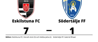 Seger för Eskilstuna FC i toppmötet med Södertälje FF