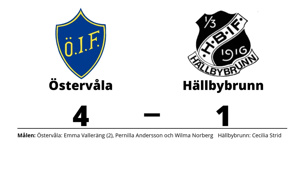 Östervåla IF vann mot Hällbybrunns IF