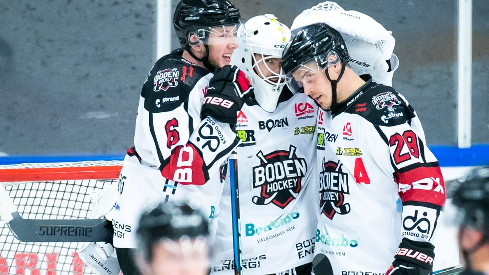 Det blev tredje raka segern för Boden Hockey på lördagen.