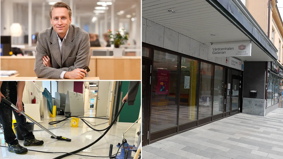 Koppartjuvar slog till mot Gallerian i Eskilstuna och orsakade en omfattade vattenläcka som tvingar Vårdcentralen Gallerian att hålla stängt under måndagen. Pontus Rode, vd för fastighetsägaren Mälarstaden asset management AB, är uppgiven efter det kostsamma sabotaget.