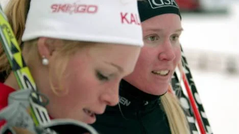 Kalix Jennie Öberg fick stå i skuggan av överraskningen Anja Ahnberg, Gellivare.foto: anders hjortenklev