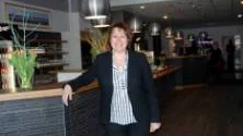 "Det är roligt att vi nu har kunnat öppna igen", säger Birgitta Lindgren, hotellchef på Bodensia i Boden.