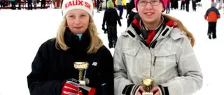 Anrik skidtävling för mellanstadieelever